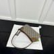 Replica Gucci GG Emblem super mini shoulder bag brown ‎820696