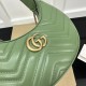 Replica Gucci GG Marmont mini shoulder bag green ‎699514