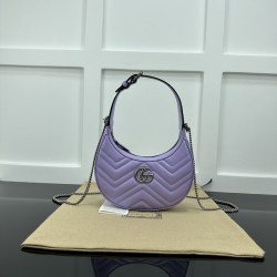 Replica Gucci GG Marmont mini shoulder bag purple ‎699514