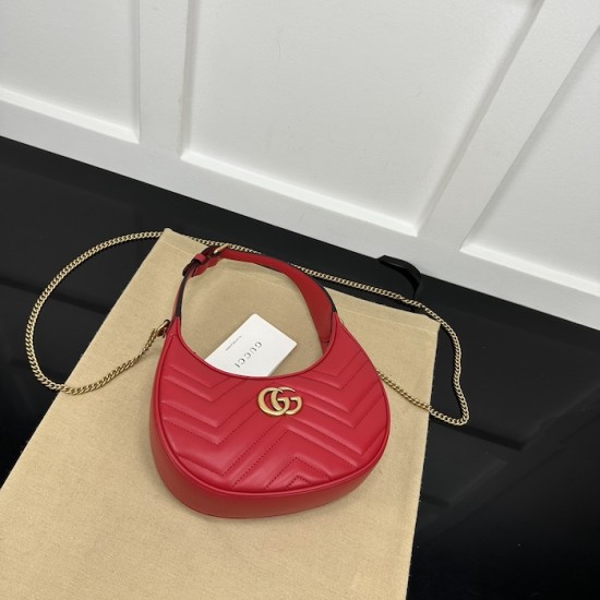 replica G*u*i gg marmont mini shoulder bag red ‎699514