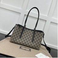 Gucci GG Emblem small tote bag black ‎815214