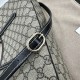 Replica Gucci GG Emblem small tote bag black ‎815214