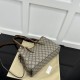 Replica Gucci GG Emblem small tote bag brown ‎815214