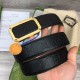 Gucci Signature Leather Belt Black