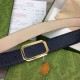 Gucci Signature leather belt Blue