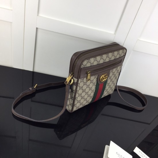 Replica Gucci Ophidia small messenger bag beige ‎547926