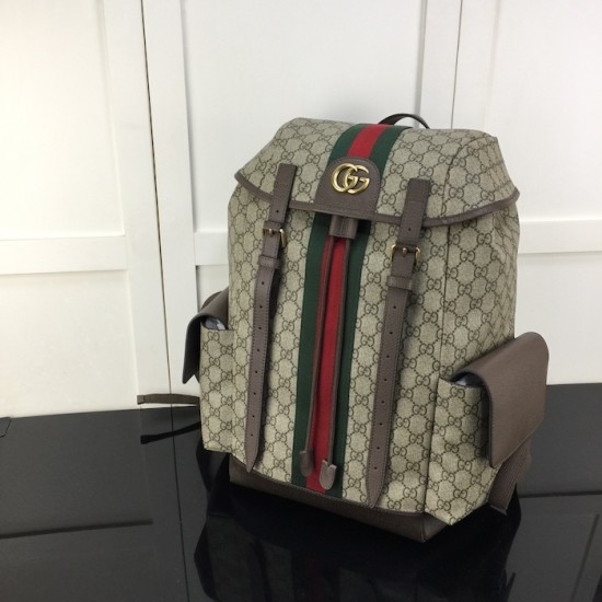 Replica Gucci GG Supreme canvas Ophidia medium backpack 598140