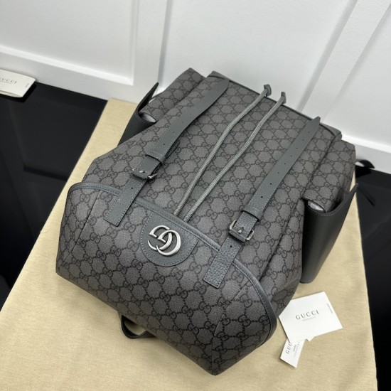 Replica Gucci Ophidia medium backpack grey 598140