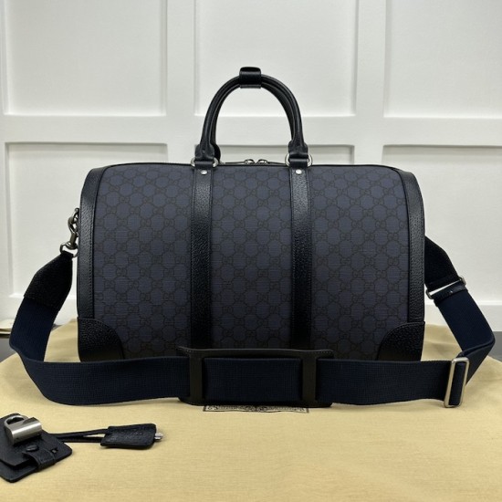 Replica Gucci Ophidia medium duffle bag Blue ‎724642