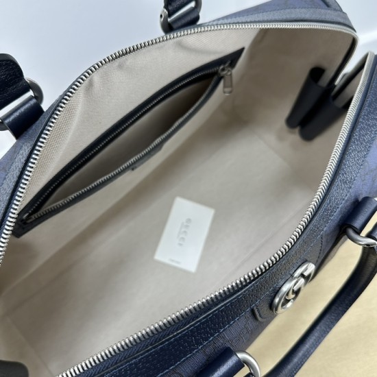 Replica Gucci Ophidia medium duffle bag Blue ‎724642