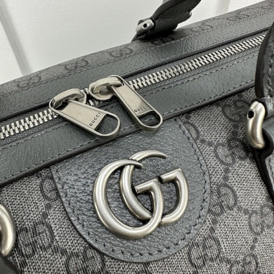 replica G*u*i ophidia medium duffle bag grey ‎724642