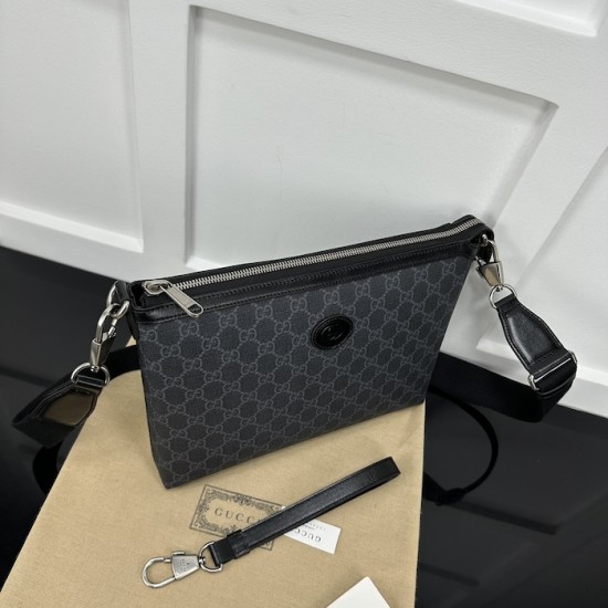 Replica Gucci Medium messenger bag black ‎726833