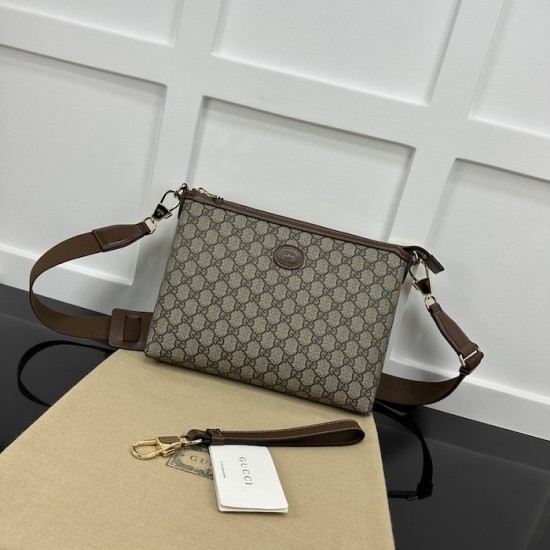 Replica Gucci Medium messenger bag beige ‎726833