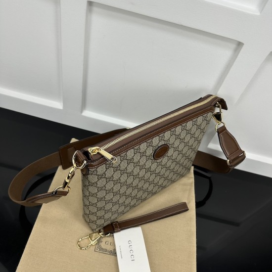 Replica Gucci Medium messenger bag beige ‎726833