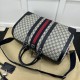 Replica Gucci Savoy medium duffle bag Blue ‎724642