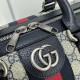 Replica Gucci Savoy medium duffle bag Blue ‎724642