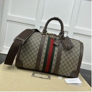 Replica Gucci Savoy medium duffle bag Brown ‎724642