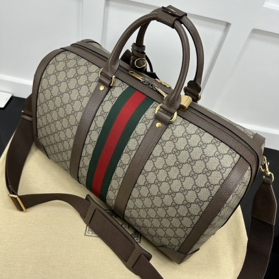 Replica Gucci Savoy medium duffle bag Brown ‎724642