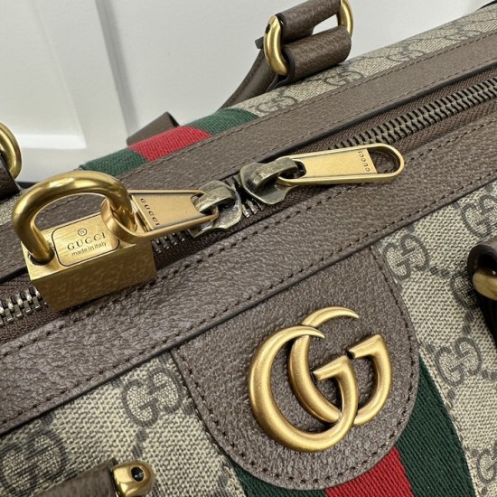 Replica Gucci Savoy medium duffle bag Brown ‎724642