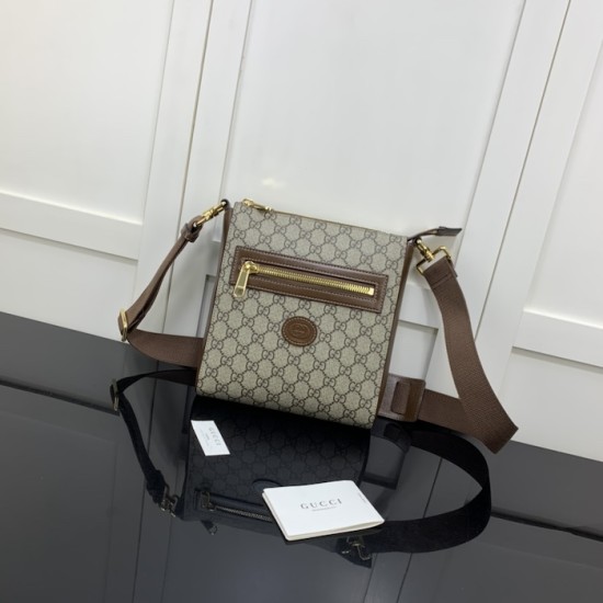 Replica Gucci GG Supreme small messenger bag ‎681021