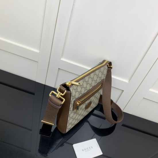 Replica Gucci GG Supreme small messenger bag ‎681021