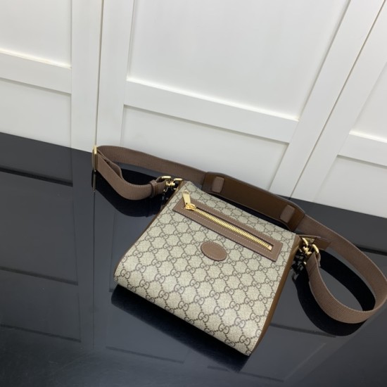 Replica Gucci GG Supreme small messenger bag ‎681021