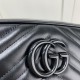 Replica Gucci GG Marmont small shoulder black bag 447632