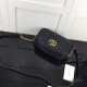 Replica Gucci GG Marmont small shoulder bag ‎Black 447632