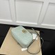 Replica Gucci GG Marmont small shoulder bag Green 447632