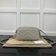 Replica Gucci GG Marmont small shoulder bag Grey 447632