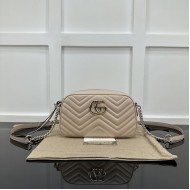 Replica Gucci GG Marmont small shoulder bag nude 447632