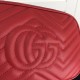 Replica Gucci GG Marmont small shoulder bag Red 447632