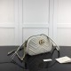 Replica Gucci GG Marmont small shoulder bag White 447632