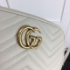 Replica Gucci GG Marmont small shoulder bag White 447632