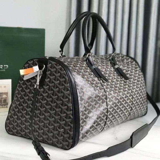 Replica Goyard Boston 50 Bag Black