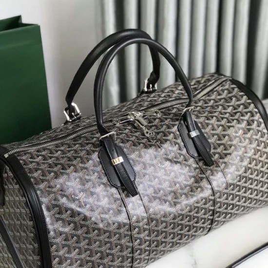 Replica Goyard Boston 50 Bag Black