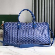 Goyard Boston 50 Bag Blue