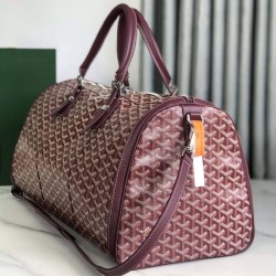 Replica Goyard Boston 50 Bag Burgundy