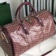 Replica Goyard Boston 50 Bag Burgundy