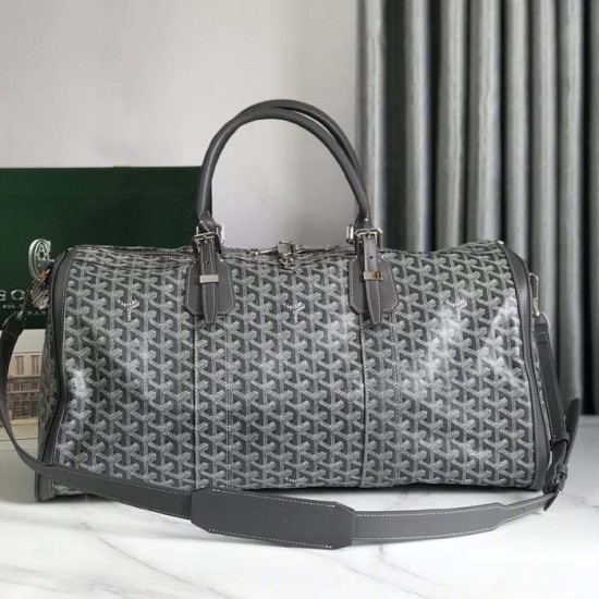 Goyard Boston 50 Bag Grey