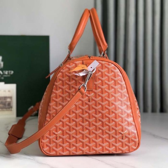 Replica Goyard Boston 50 Bag Orange