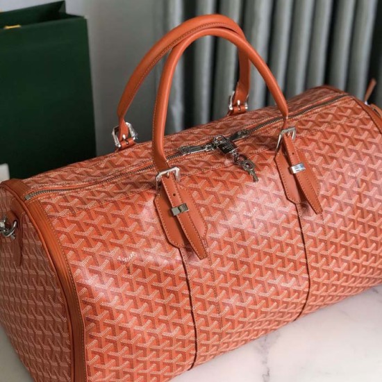 Goyard Boston 50 Bag Orange