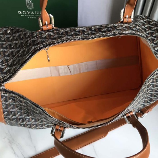 Replica Goyard Boston 50 Bag Tan