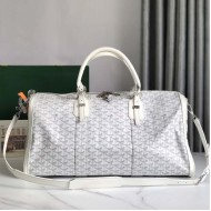 Goyard Boston 50 Bag White