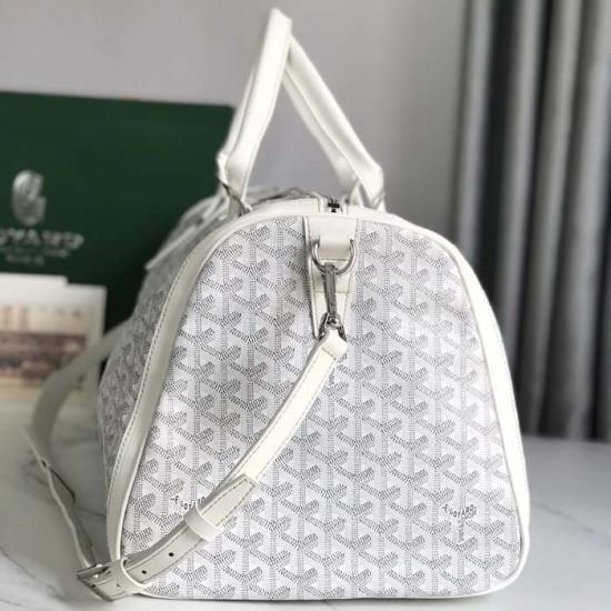 Goyard Boston 50 Bag White