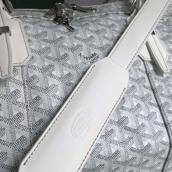 Replica Goyard Boston 50 Bag White