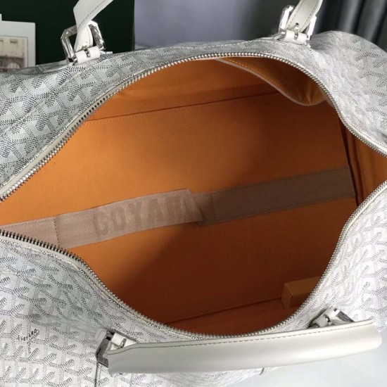 Goyard Boston 50 Bag White