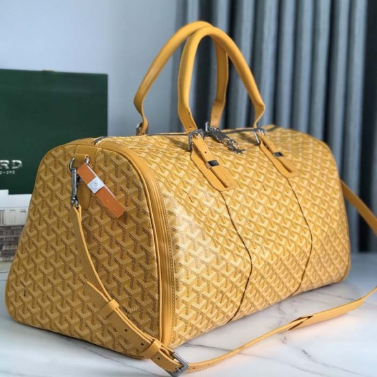 Goyard Boston 50 Bag Yellow