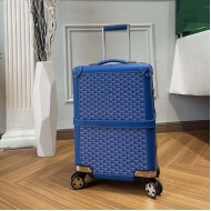 Goyard Bourget PM Trolley Case Blue