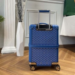 Replica Goyard Bourget PM Trolley Case Blue